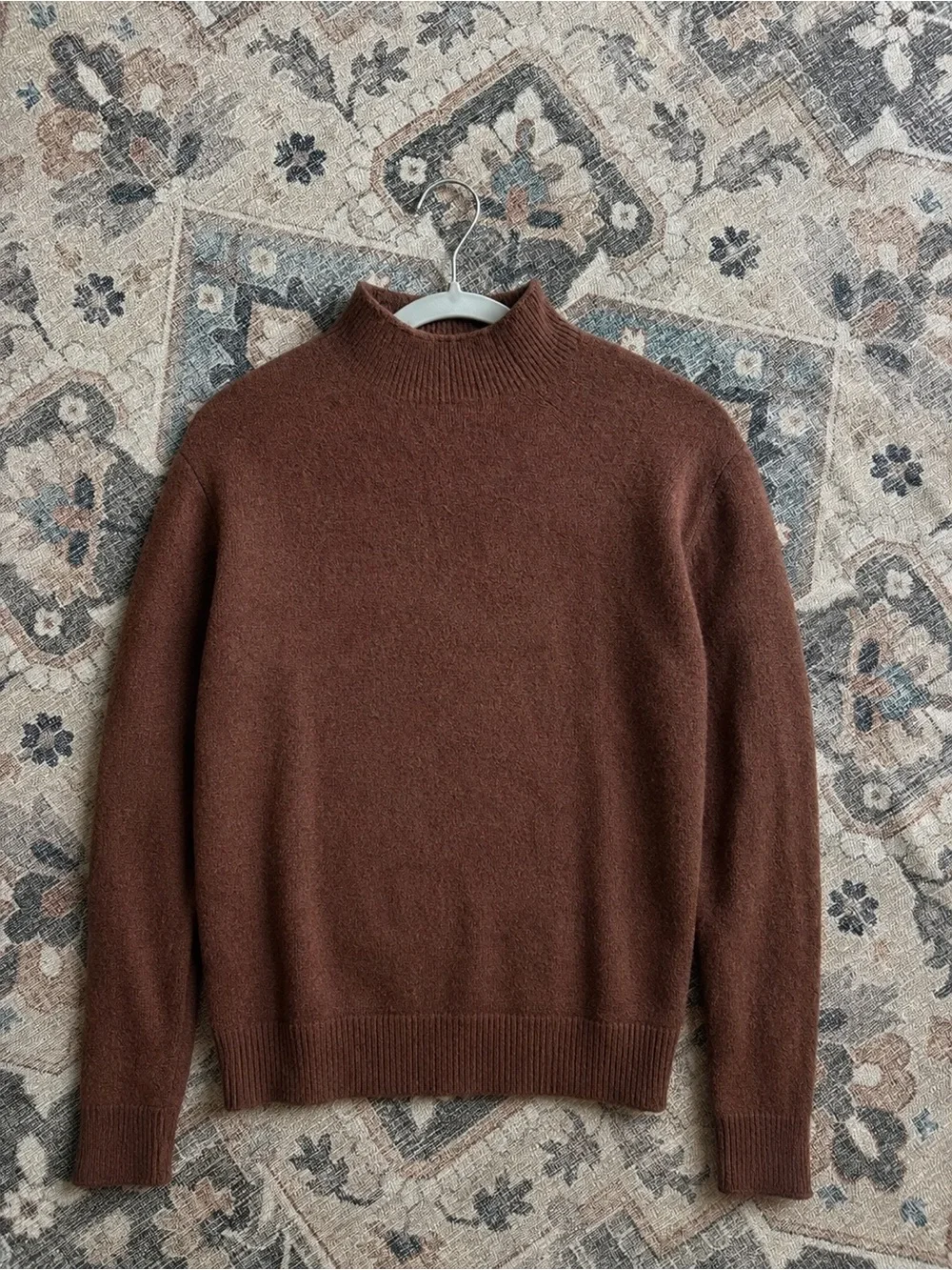J Crew Rollneck brown sweater in Supersoft yarn BD613 size medium
